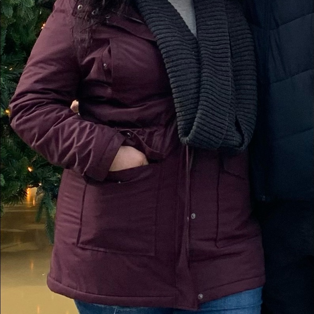 Women’s Burgundy Levi jacket
